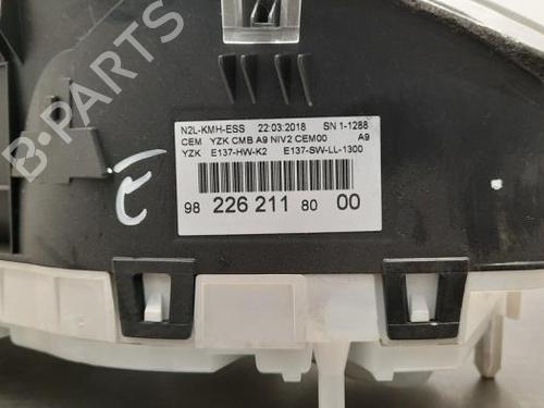 Instrument cluster PEUGEOT 208 I (CA_, CC_) 1.2 VTI 82 | BP23588702C47 