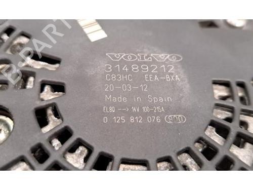 Alternator VOLVO XC40 (536) T4 | BP31842895M7