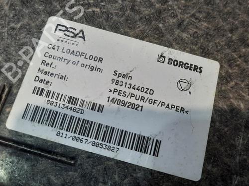 Luggage compartment floor CITROËN C4 III (BA_, BB_, BC_) BLUEHDI 110 (BBYHSA) | BP15028654I33 