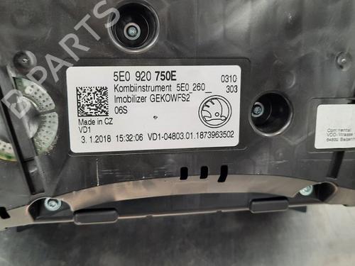 Instrument cluster SKODA OCTAVIA III (5E3, NL3, NR3) 1.0 TSI | BP15027292C47 