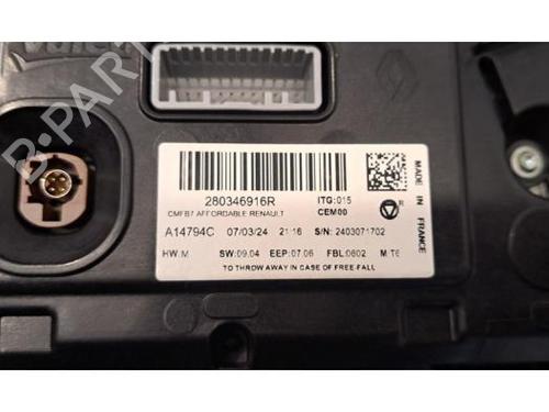 Display monitor RENAULT CLIO V (B7_) 1.6 E-TECH 145 (B7MU) | BP33612250C48 - Image 3