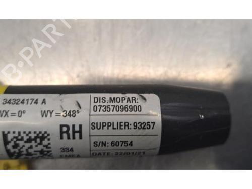 Front right seatbelt FIAT 500X (334_) 1.6 D Multijet (334.AXV1B) | BP34407994I25 - Image 9
