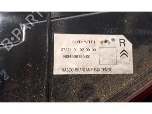 Right taillight CITROËN C5 X (ND_, NC_) PureTech 130 (NCHNSP) | BP30139121C35