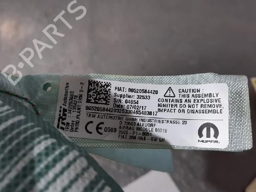 Left curtain airbag FIAT TIPO Estate (356_, 357_) 1.4 (356WXA1B) | BP10875105C11 