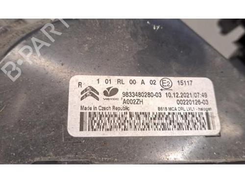 Right daytime light CITROËN C3 III (SX) 1.5 BlueHDi 100 (SXYHYP, SXYHTU) | BP31705369C103 