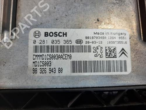 Engine control unit (ECU) CITROËN C3 / C3 ORIGIN III (SX) 1.5 BlueHDi 100 (SXYHYP, SXYHTU) | BP15233412M57 
