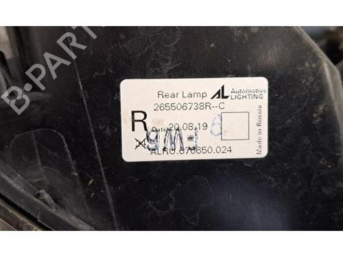 Right taillight RENAULT CAPTUR I (J5_, H5_) 0.9 TCe 90 | BP29701046C35