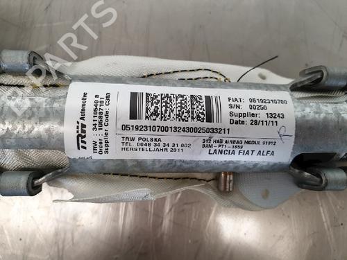 Right curtain airbag FIAT 500 C (312_) 0.9 (312AG1A) | BP10872469C12 