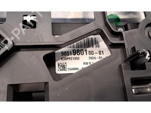 Instrument cluster PEUGEOT TRAVELLER Bus (V_) E-TRAVELLER | BP31273372C47 