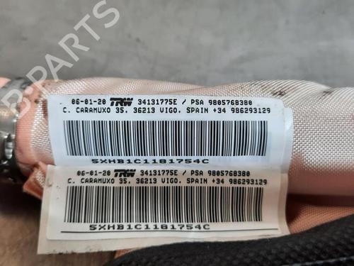 Right curtain airbag PEUGEOT 308 II (LB_, LP_, LW_, LH_, L3_) 1.5 BlueHDi 130 | BP23620131C12 