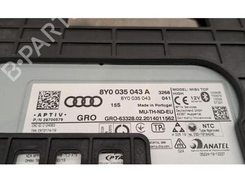 Radio AUDI A3 Limousine (8YS, 8YM) 35 TDI | BP24378221E6 