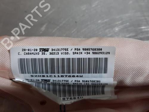 Right curtain airbag PEUGEOT 308 II (LB_, LP_, LW_, LH_, L3_) 1.5 BlueHDi 130 | BP23595228C12 