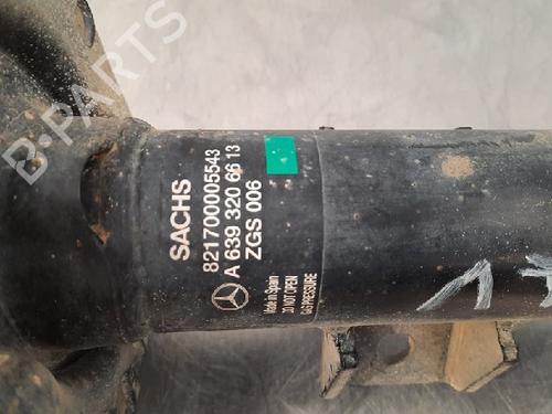 Left front shock absorber MERCEDES-BENZ VITO / MIXTO Van (W639) 110 CDI (639.601, 639.603, 639.605) | BP10886549M16 