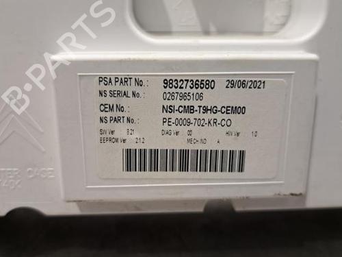 Instrument cluster PEUGEOT 308 SW II (LC_, LJ_, LR_, LX_, L4_) 1.5 BlueHDi 130 | BP19649997C47 