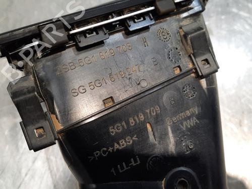 Air vent VW GOLF VII (5G1, BQ1, BE1, BE2) 1.2 TSI | BP15023223I21 