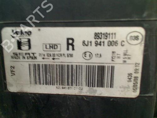 Right headlight SEAT IBIZA IV (6J5, 6P1) 1.2 TDI | BP28960961C29 