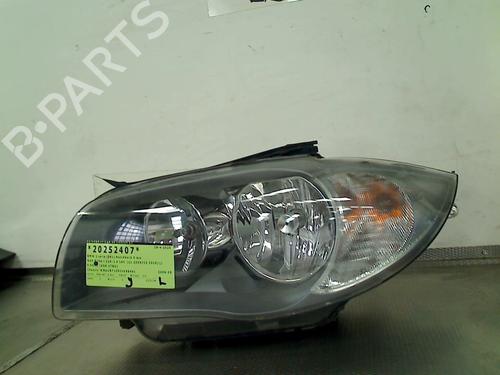 Used Left headlight BMW 1 (E81) 116 i (122 hp) 27556805