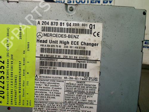 Electronic module MERCEDES-BENZ C-CLASS (W204) C 320 CDI 4-matic (204.089) | BP31707743M83  - Image 6