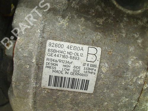 AC compressor NISSAN QASHQAI II SUV (J11, J11_) 1.6 dCi | BP25853611M34 