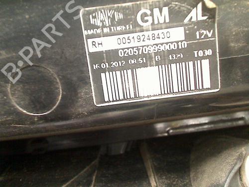 Right taillight OPEL COMBO Box Body/MPV (X12) 1.3 CDTI (B05) | BP33687072C35  - Image 7