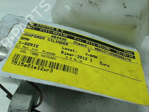 Used Brake master cylinder BMW 1 (F20) 116 d (116 hp) 11298350