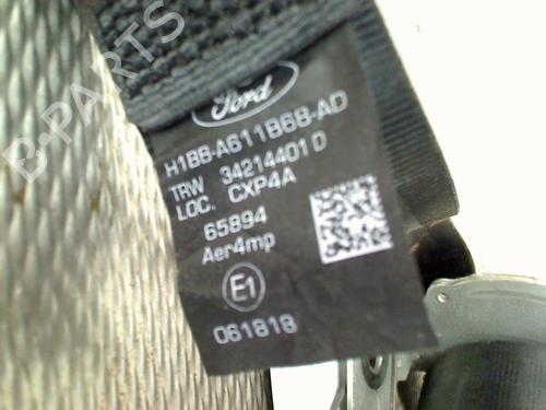 Rear right seatbelt FORD FIESTA VII (HJ, HF) 1.0 EcoBoost | BP29938491I28