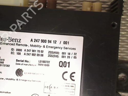 Electronic module MERCEDES-BENZ A-CLASS Saloon (V177) A 180 (177.184) | BP33706174M83 - Image 7