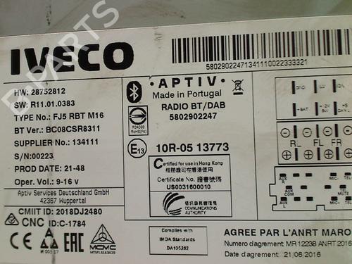 Display IVECO DAILY VI Van 33S16, 35S16, 35C16, 38S16, 40C16, 42S16, 50C16 | BP36467031C48 - Image 8
