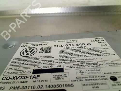 Radio VW GOLF VII Variant (BA5, BV5) 1.6 TDI | BP26176300E6 