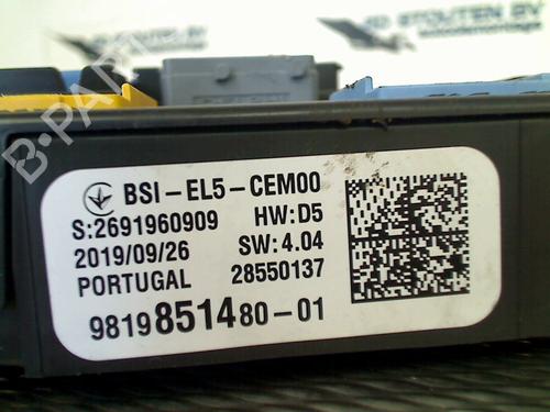 Fuse box OPEL CROSSLAND X / CROSSLAND (P17, P2QO) 1.2 (75) | BP28450037E1