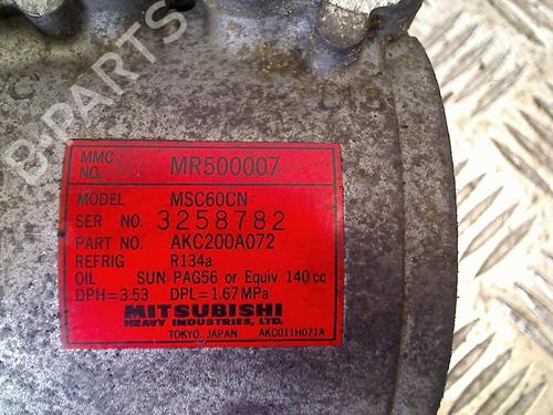 AC compressor MITSUBISHI SPACE STAR MPV (DG_A) 1.6 16V (DG3A) | BP11257589M34 