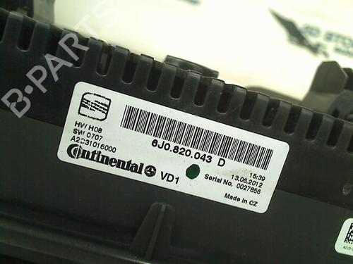 Climate control SEAT IBIZA IV (6J5, 6P1) 1.2 | BP31902368I5 