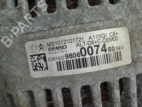 Alternator PEUGEOT 208 I (CA_, CC_) 1.2 VTI 82 | BP11319574M7