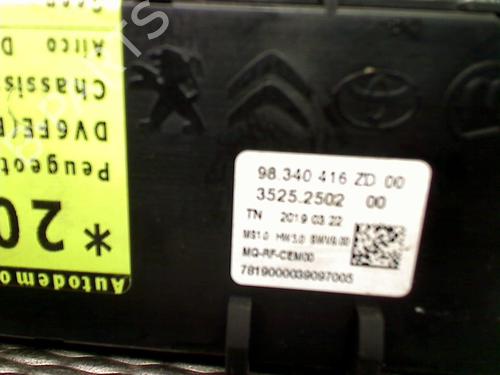 Climate control PEUGEOT PARTNER Box Body/MPV (K9) 1.6 BlueHDI 75 | BP35894193I5 - Image 4