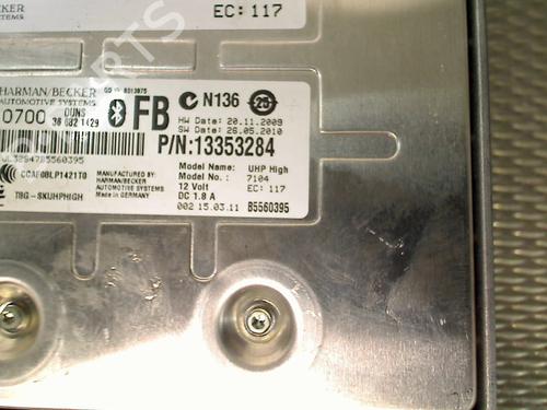 Control unit OPEL ASTRA J (P10) 1.4 Turbo (68) | BP39961089M11 - Image 6