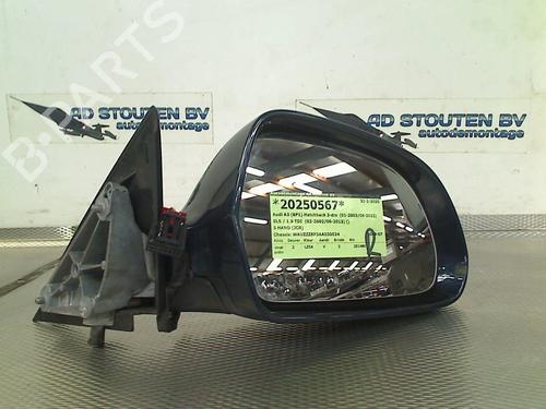 Used Right mirror AUDI A3 (8P1) 1.9 TDI (105 hp) 28188108
