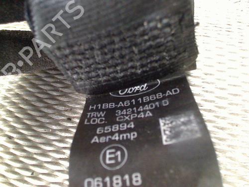 Rear left seatbelt FORD FIESTA VII (HJ, HF) 1.0 EcoBoost | BP29938492I29