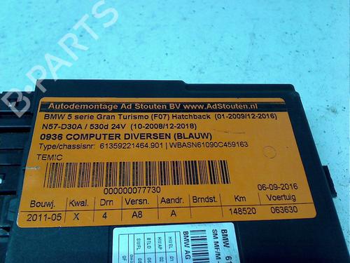 Used Electronic module BMW 5 Gran Turismo (F07) 530 d (245 hp) 11302298