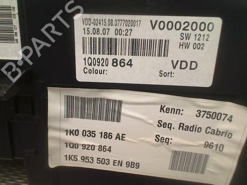 Instrument cluster VW EOS (1F7, 1F8) 2.0 FSI | BP26963427C47 - Image 3