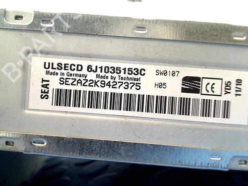 Electronic module SEAT IBIZA IV SC (6J1, 6P5) 1.4 | BP11322868M83 