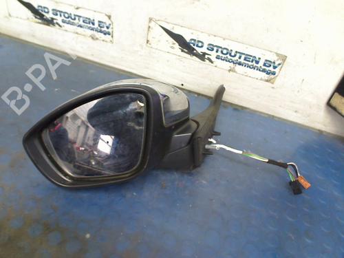 Used Left mirror PEUGEOT 208 I (CA_, CC_) 1.2 VTI 82 (82 hp) 25617429