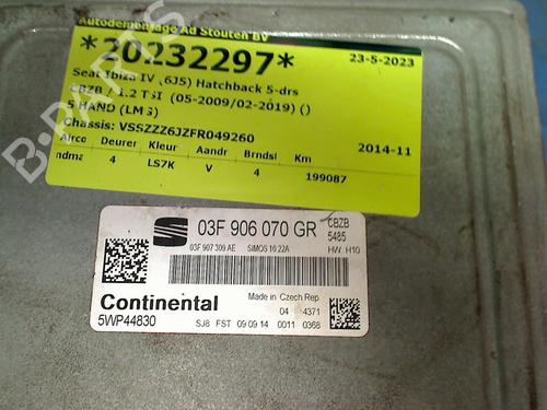 Engine control unit (ECU) SEAT IBIZA IV (6J5, 6P1) 1.2 TSI | BP21556571M57 