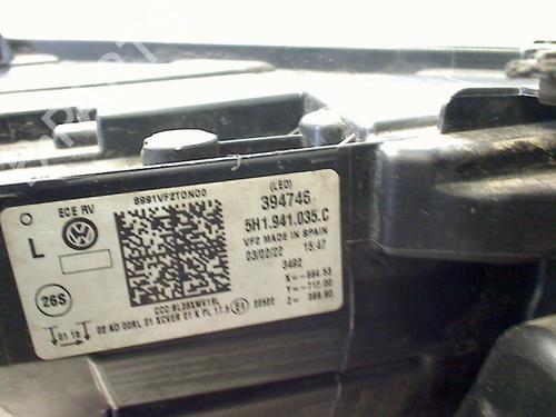 Venstre forlygte VW GOLF VIII (CD1, DA1) 2.0 TSI R 4motion | BP38461977C28 - Image 6