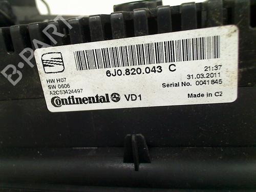 Climate control SEAT IBIZA IV ST (6J8, 6P8) 1.2 TDI | BP26613411I5 