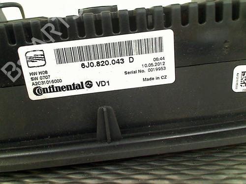 Climate control SEAT IBIZA IV ST (6J8, 6P8) 1.2 TDI | BP24737289I5 