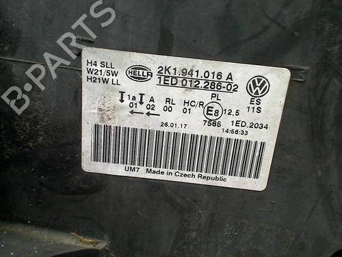 Right headlight VW CADDY IV Box Body/MPV (SAA, SAH) 2.0 TDI | BP31807398C29