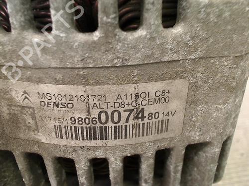 Alternator PEUGEOT 208 I (CA_, CC_) 1.2 VTI 82 | BP31636232M7
