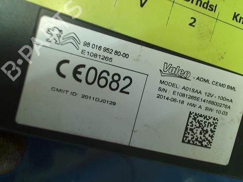 Control unit PEUGEOT 508 I (8D_) 2.0 BlueHDi 150 | BP13215428M11 