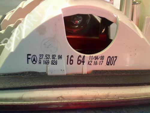 Right taillight MERCEDES-BENZ B-CLASS Sports Tourer (W245) B 180 CDI (245.207) | BP13042588C35 