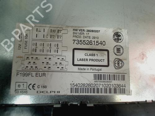 Radio FIAT PUNTO EVO (199_) 1.3 D Multijet | BP13124884E6 
